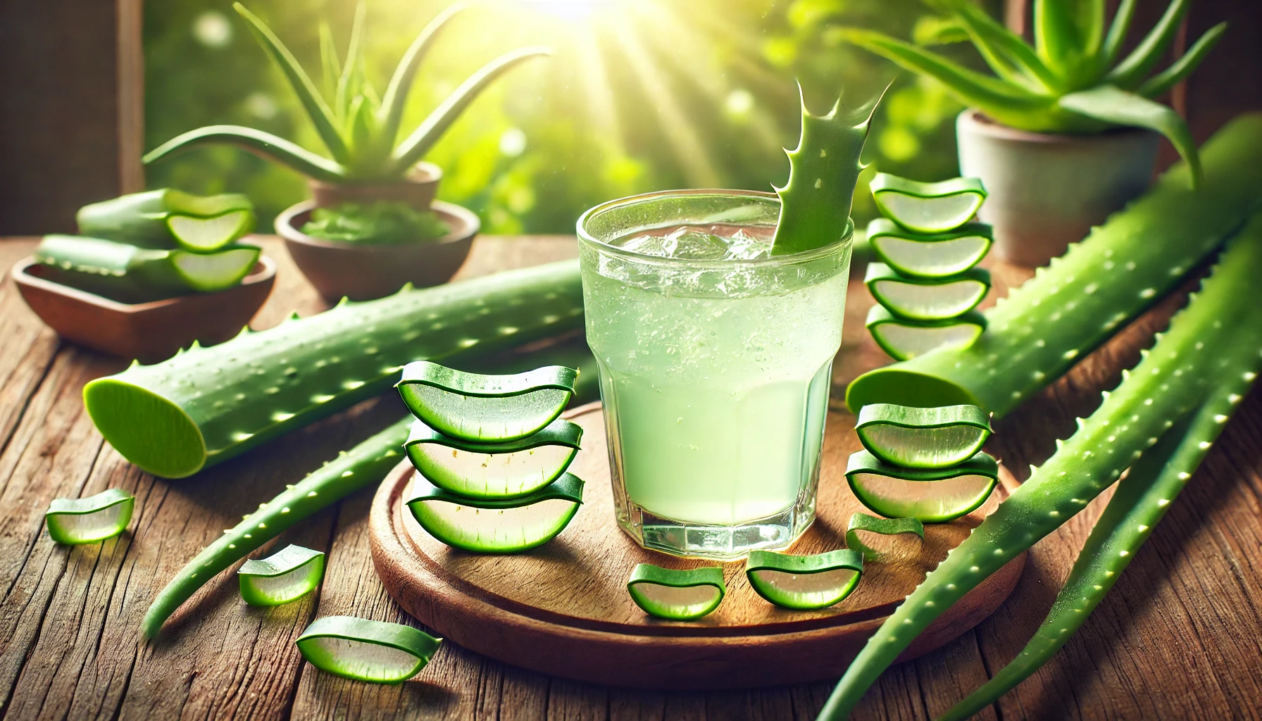 aloe juice drink